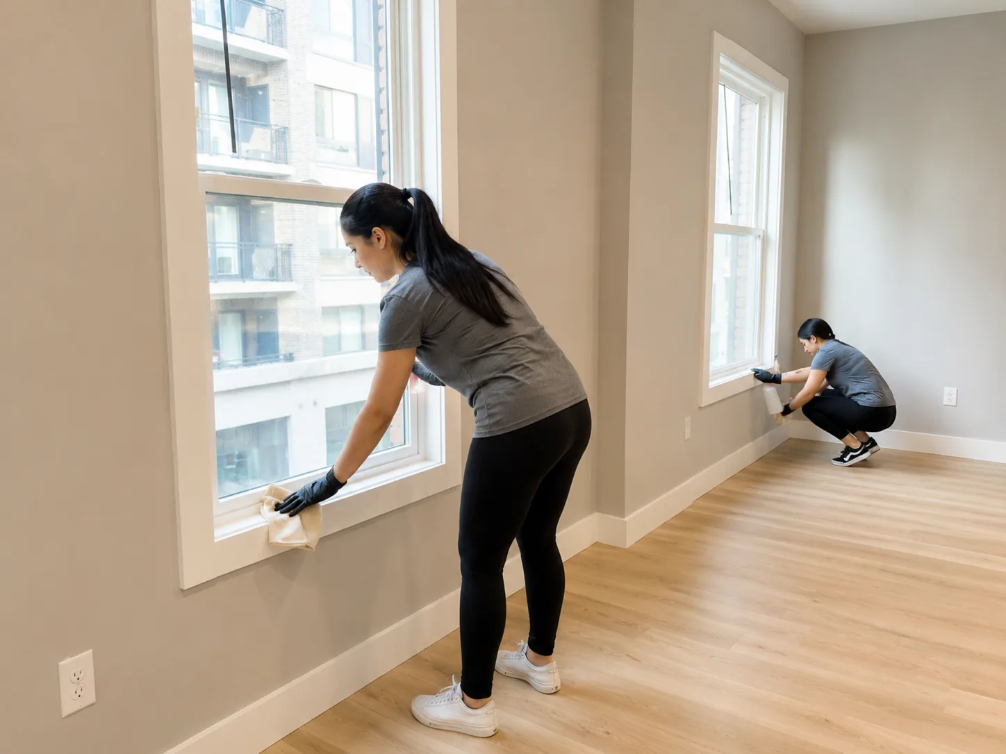 Apartment and window cleaning