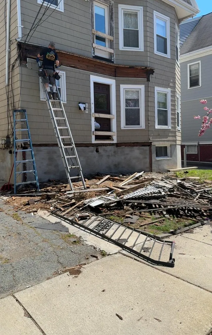 Deck and exterior carpentry work