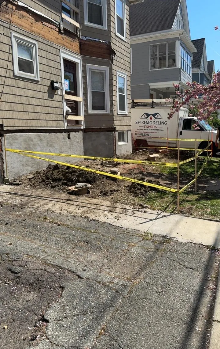 House exterior remodel in Massachusetts